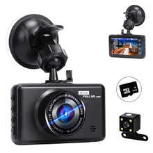 画像をギャラリービューアに読み込む, ドライブレコーダー 前後カメラ 駐車監視 フロント170°/バック120°スタンダード 170度広角 300万画素 3.0インチ Gセンサー搭載 小型ボディループ録画 動体検知 暗視機能 衝撃録画 常時録画 上書き録画 ドラレコ 高速起動 英語/日本語対応