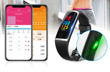 画像をギャラリービューアに読み込む, M9スマートウォッチ line 対応 活動量計 心拍計 歩数計 IP67防水 USB式 レディース メンズ 日本語 着信通知 電話通知 睡眠検測 アラーム 時計 血圧 腕 リストバンド 敬老の日 iphone 対応 android 対応
