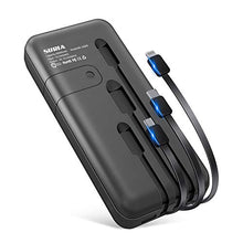 画像をギャラリービューアに読み込む, 大容量26800mAh 3ケーブル内蔵 急速充電 モバイルバッテリー PSE認証済