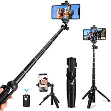 画像をギャラリービューアに読み込む, 【最新版】 自撮り棒 リモコン付き 7段伸縮 360度回転 折りたたみ 軽量 携帯