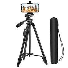 画像をギャラリービューアに読み込む, スマホ三脚 リモコン付き ビデオ/一眼レフ カメラ 3WAY雲台 収納袋付き 軽量