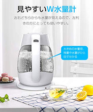 画像をギャラリービューアに読み込む, 電気ケトル 1.0L 大容量 沸騰自動OFF機能/空焚き防止機能 PSE認証済み
