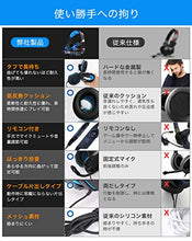 画像をギャラリービューアに読み込む, ヘッドセット 高音質LEDマイク付き 騒音抑制 PC用 ゲーム用 在宅勤務 会議通話(ブルー)